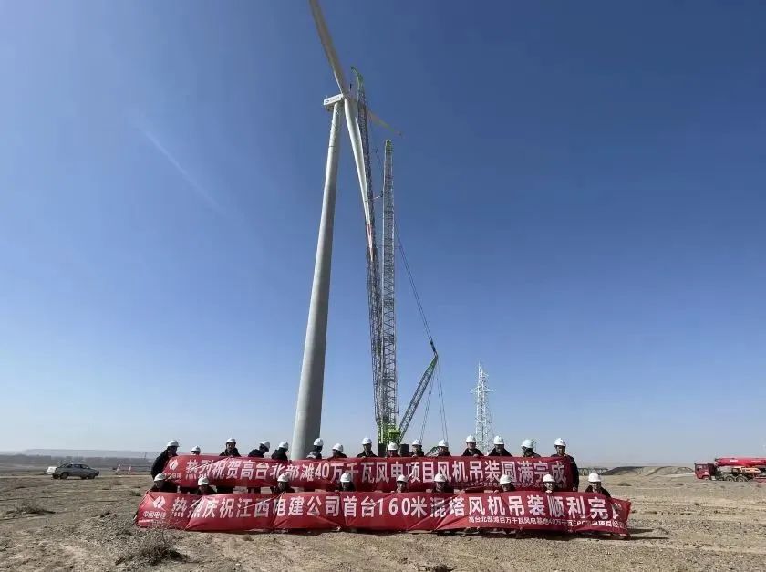 The windbreaker in the Hexi Corridor! Zoomlion Crane Assistance Project Ends Perfectly