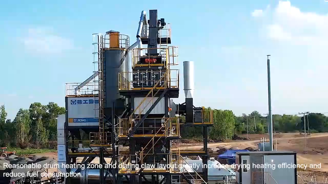 Xcmg Official Manufacturer 120t/h Asphalt Batch Hot Mix Plant Xap123 Price For Sale