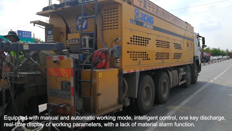 Xcmg Factory Xf1003 Road Repair Machine Slurry Asphalt Applicator Truck