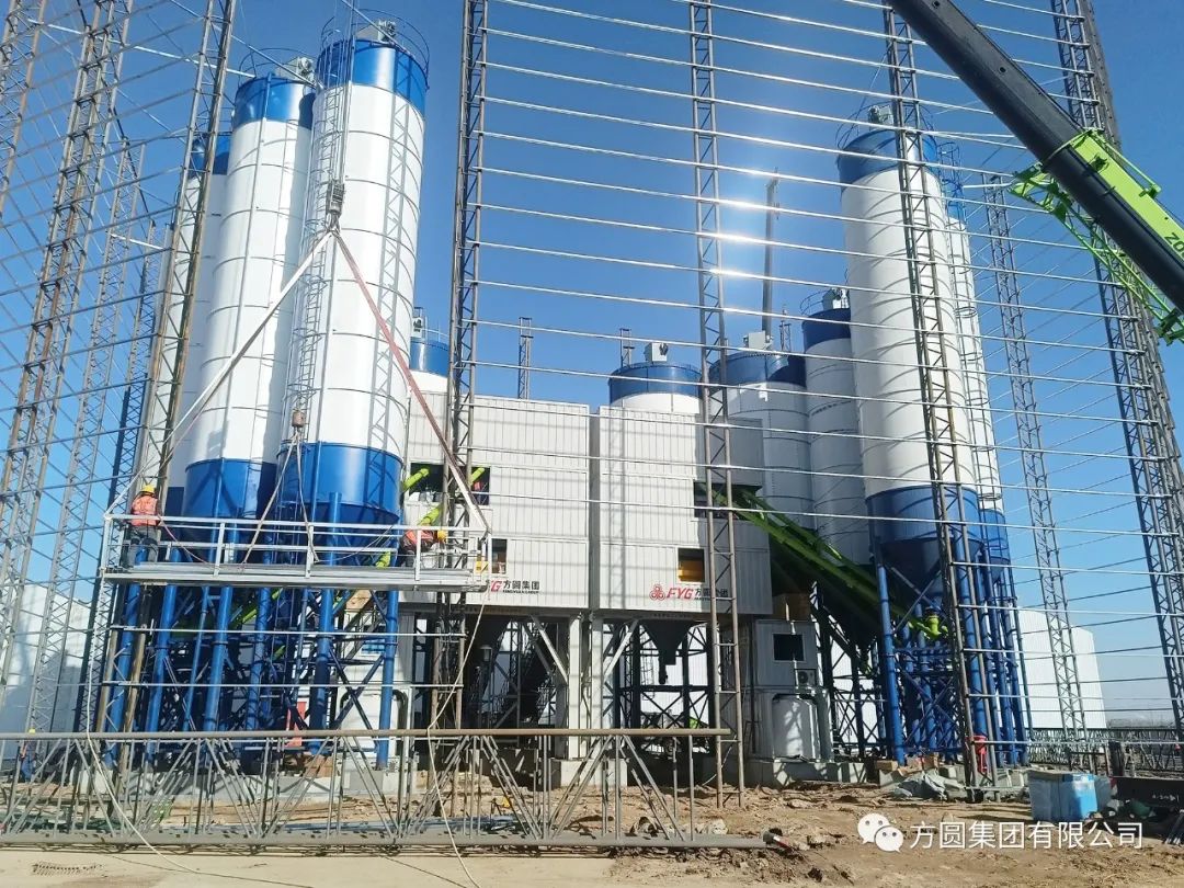 [Customer Praise] Fangyuan HZS180 Box-type Mixing Station Served in Tianjin-Weifang High-speed Railway and Praised