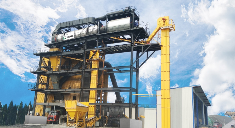 Lintaige Recycled Asphalt Mixing Station Helps Anhui Project