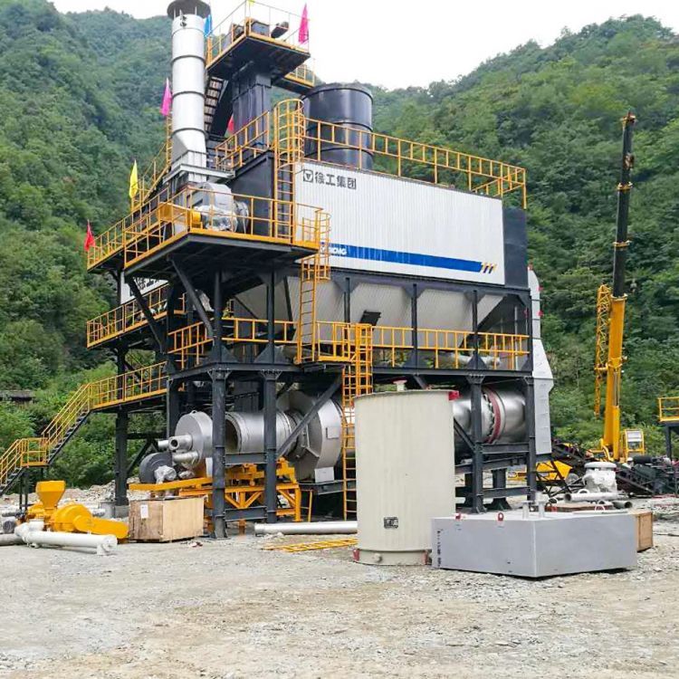 Xcmg Official Manufacturer 120t/h Mobile Asphalt Mixing Plant Xap123r For Various Projects