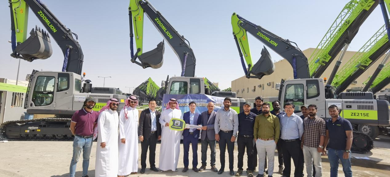 Riyadh meets Aurora Green! Zoomlion excavators sell well in Saudi Arabia market