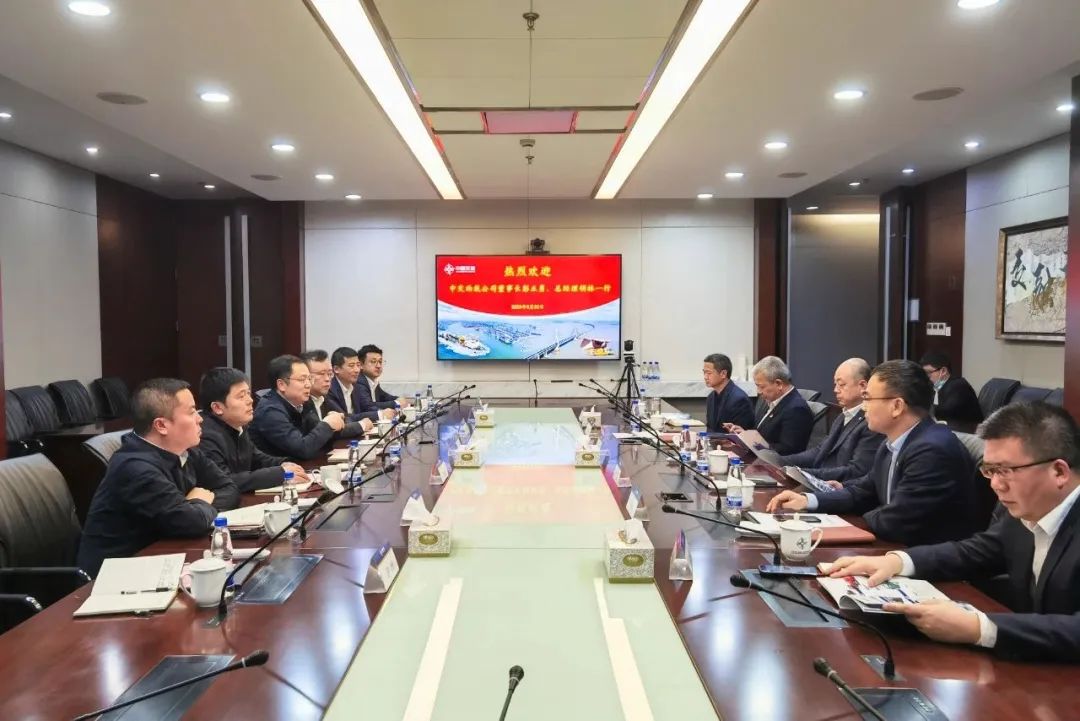 Chairman Peng Zhengyong and General Manager Hu Lin visited CCCC Third Harbor Engineering Co., Ltd.