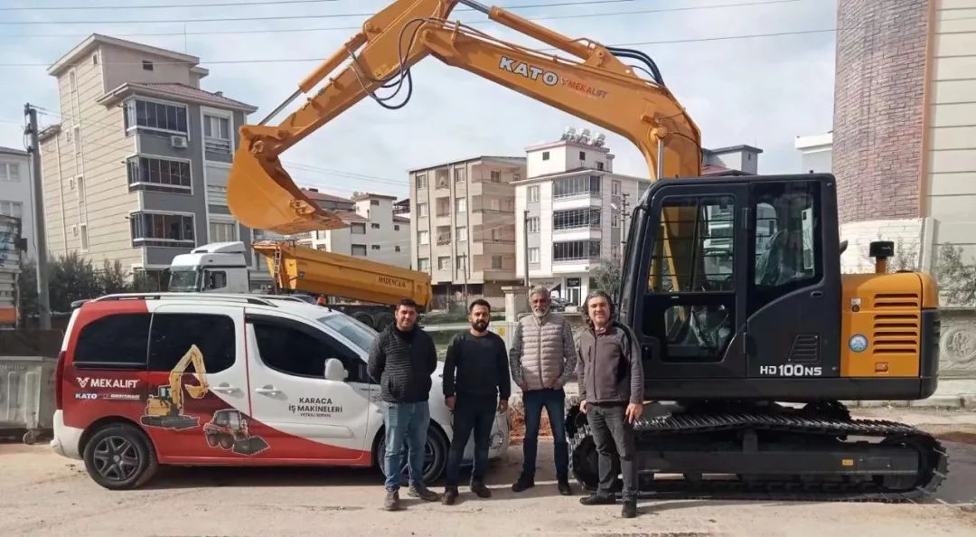 Kato Zhongjun 100NS Small Dig Helps Turkey's Earthquake Relief and Post-disaster Reconstruction