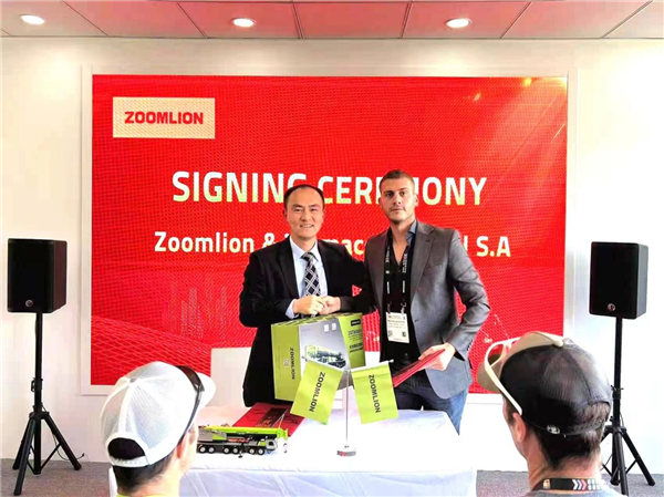 China exports the largest tonnage crane to the South American market! Zoomlion's "Aurora Green" Is Popular in America