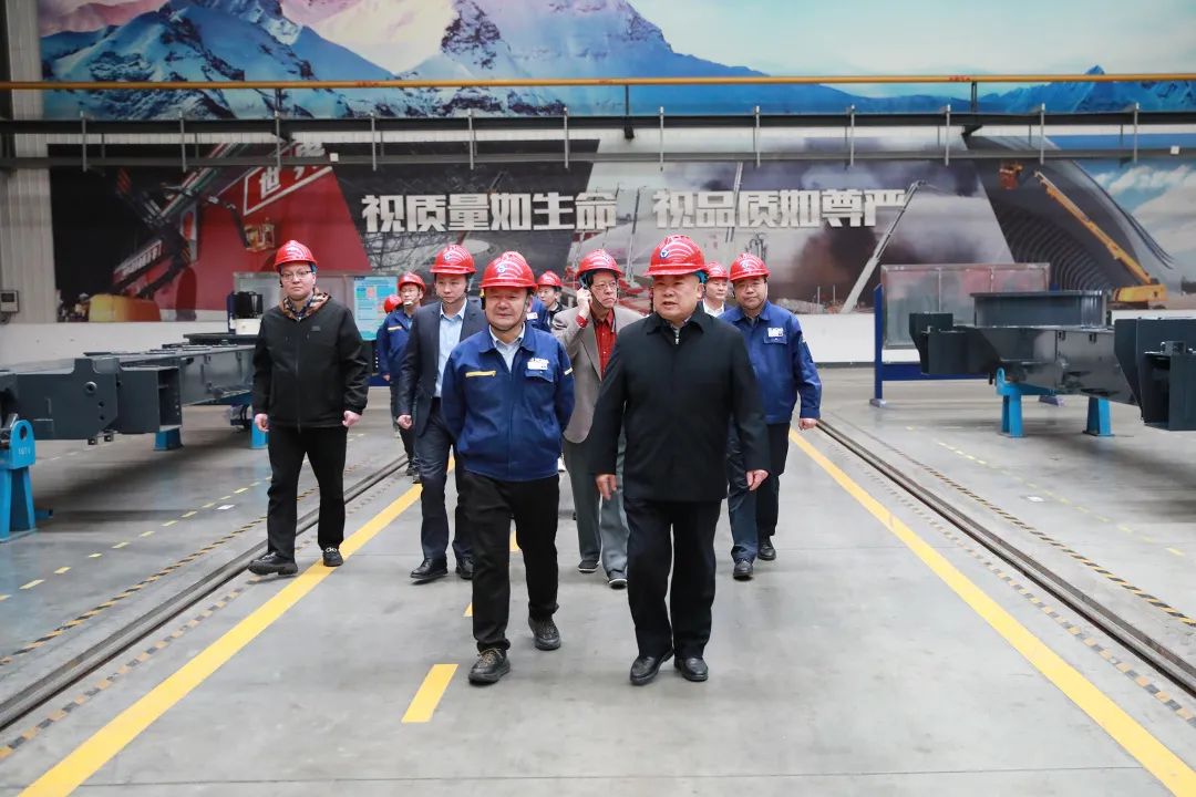 Jiang Zhenglin, President of Provincial Fire Protection Association, and His Delegation Visited XCMG Fire Protection