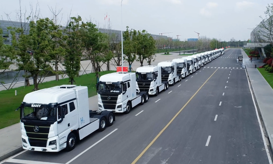 Sany Hydrogen Energy Heavy Truck | The First 25 Units Delivered to Handan