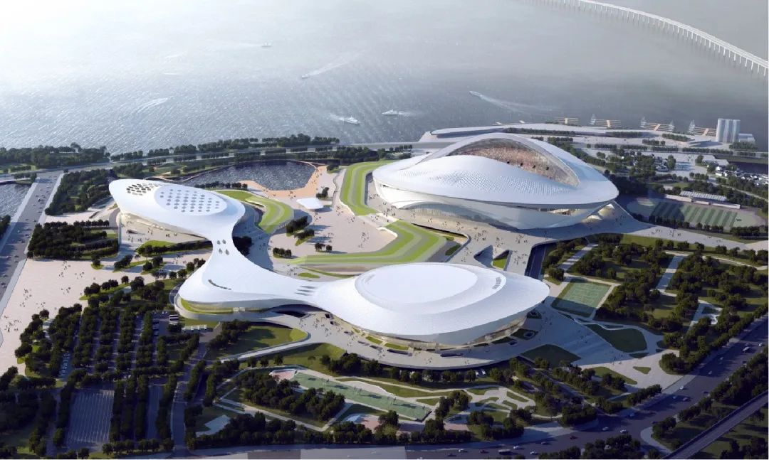 Fine polishing! Phoenix Gymnasium, the largest single gymnasium in China, has been built