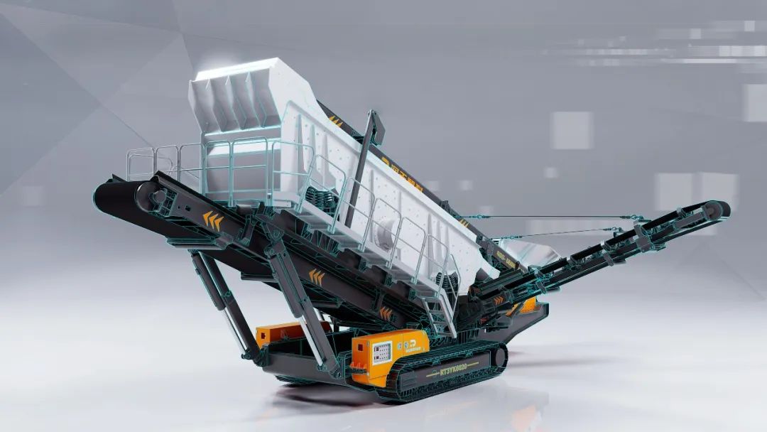 New product release | New height in the field of mobile screening, Runtian Zhike RT3YK6020 crawler mobile screening station is newly launched!