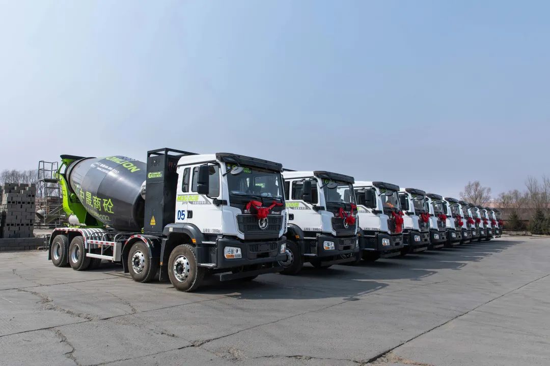 The first batch of new energy mixer trucks in Heilongjiang have been put into operation! Why Does Zoomlion Lead the Industry?