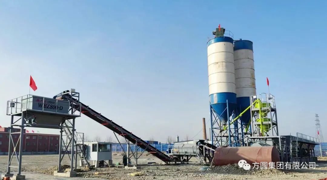 [Product Elegance] Fangyuan Stabilized Soil Mixing Station Participates in Baoding Baixing Highway Construction