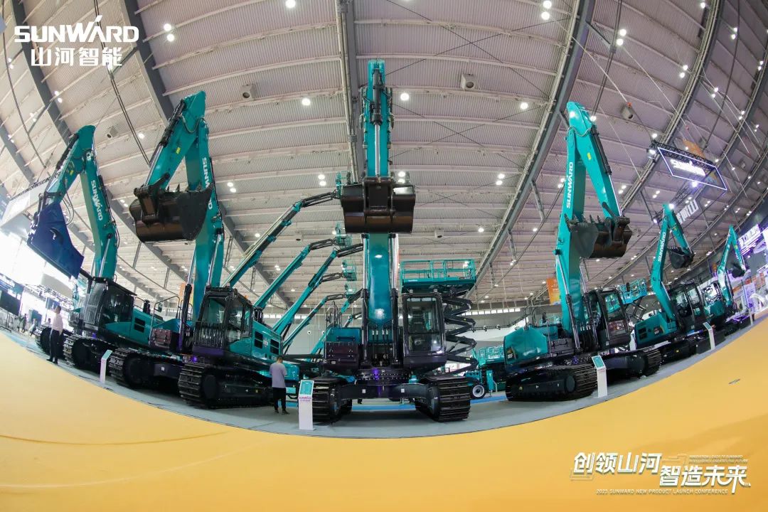 Boutique attack, interaction constantly! Sunward Intelligent F Series Excavator Shining in Changsha Exhibition