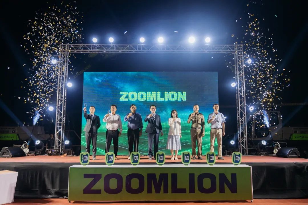 "Aurora Green" Lights Up Thailand | Zoomlion Thailand Khon Kaen 6S Store Opens