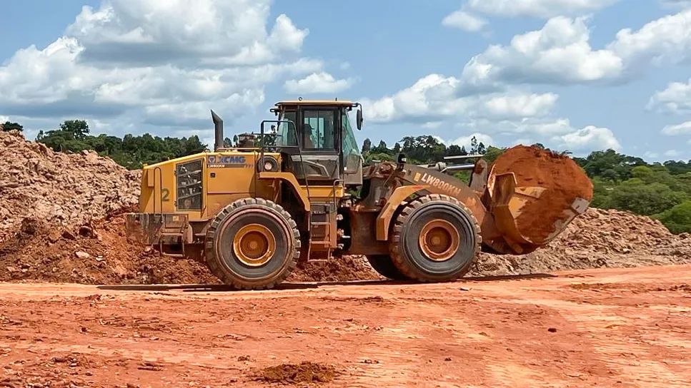 Angola "digs diamonds"! XCMG Loader Busy