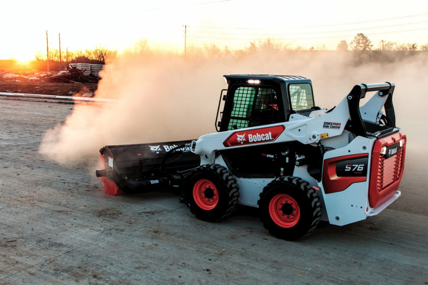 The Bobcat answers the paper of road maintenance like this!