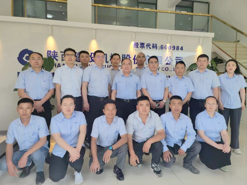 Shaanxi Construction Machinery Co., Ltd.: Yang Hongjun went to Pangyuan, Qingdao for investigation and guidance