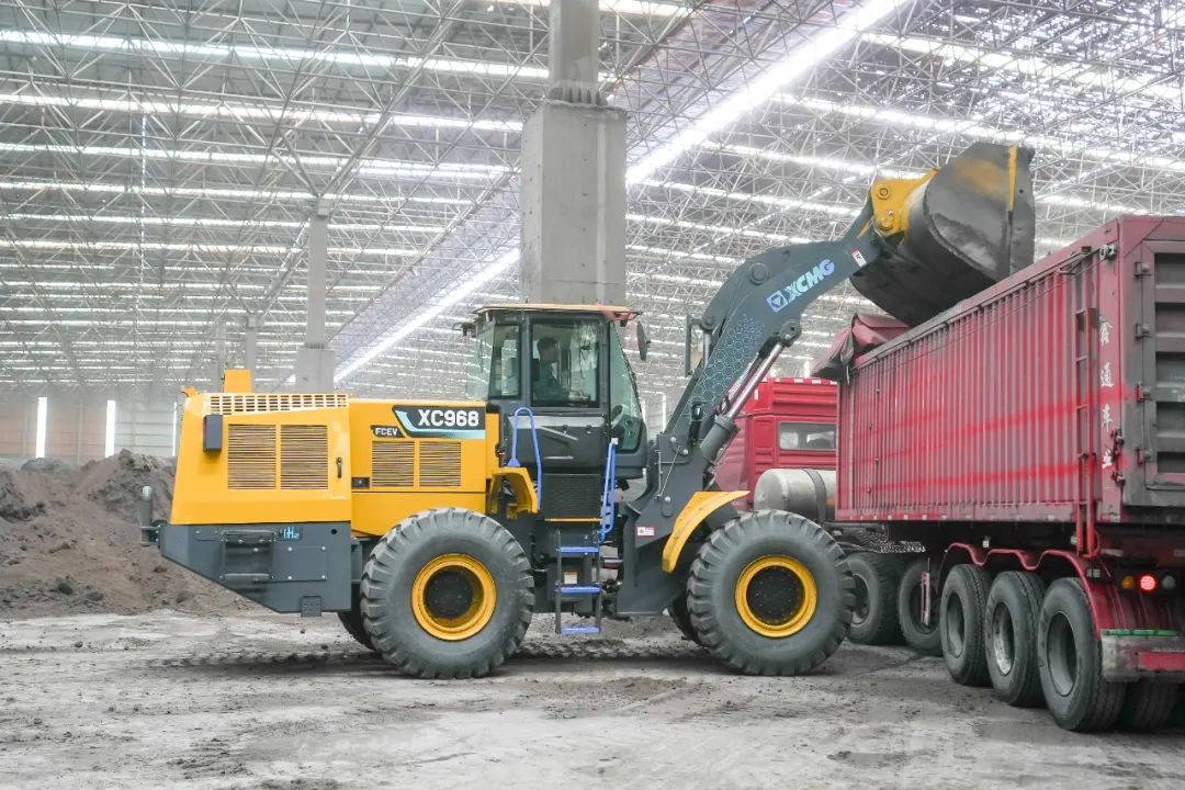 World Premiere! XCMG six-ton hydrogen energy loader landed in Shanxi