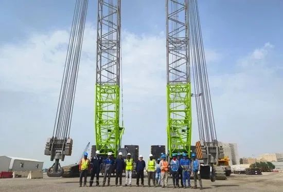 Great Power Heavy Equipment | Batch Delivery of ZCC5800 Crawler Crane to Kuwait Major Project