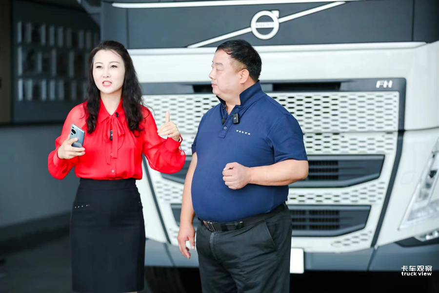 The First Live Show of the Whole Network Helps Efficient Transportation Volvo Truck Green Driving Academy, Car Captain Training Camp Lai'an Station Waiting for You to Connect