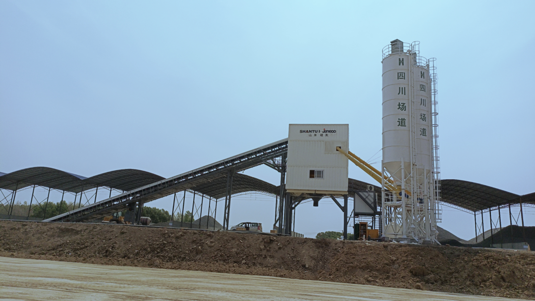 Another airport project! Shantui Concrete Mixing Plant serves Harbin Taiping International Airport Expansion Project