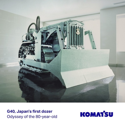 Komatsu: Japan's first bulldozer G40 trek