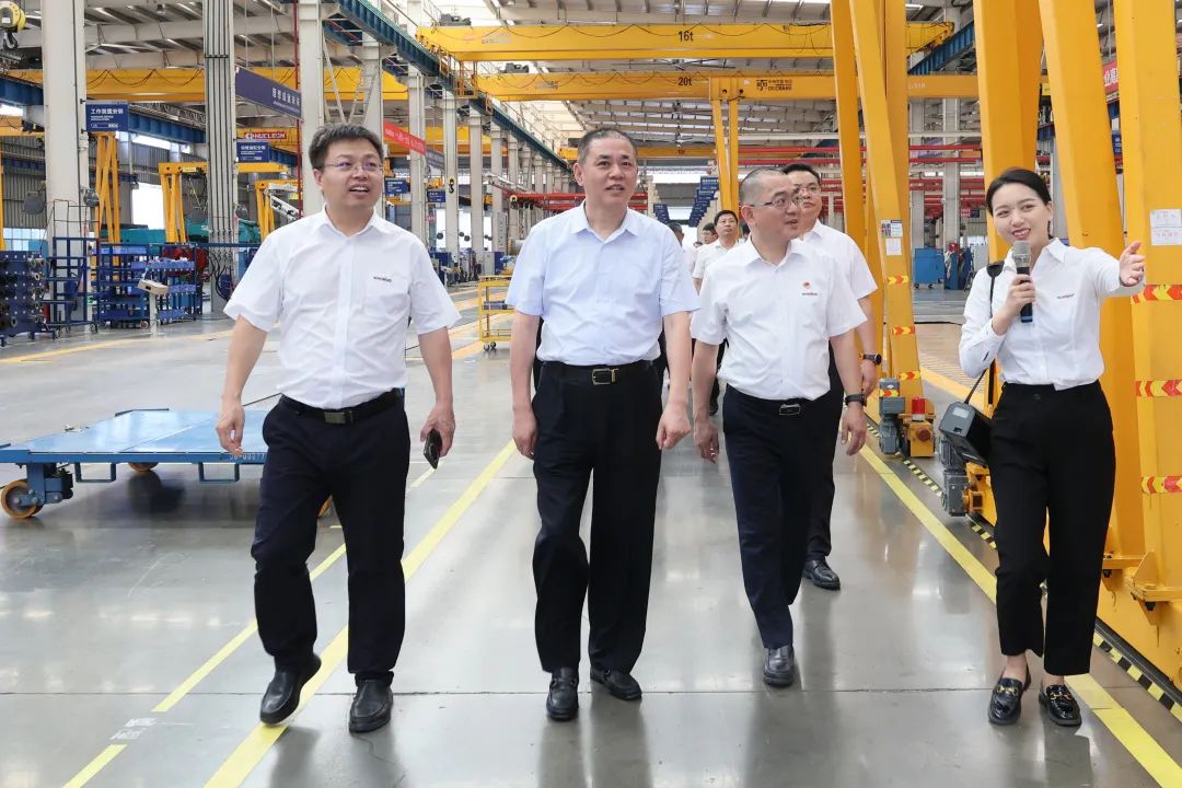 Shen Jingtao, Party Secretary and Chairman of China Railway Urban Construction Group, Visited Sunward