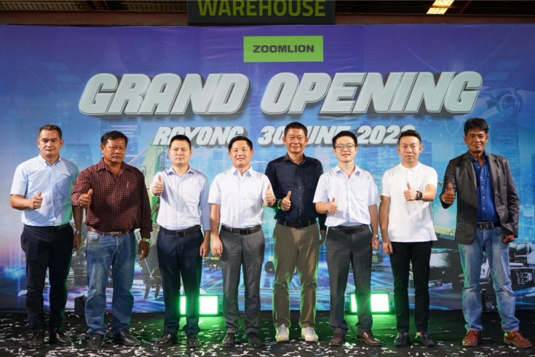 Aurora Green "Thai Cool Hot"! Grand Opening of Zoomlion Rayong 6S Store in Thailand