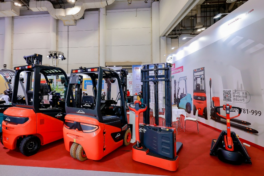 Linde Forklift Unveiled at 2023 Xiamen Industrial Expo