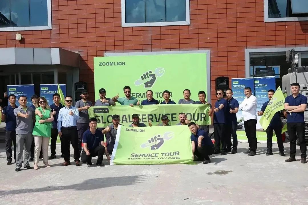 "Accompanied by ingenuity, accompanied by service and care" | Zoomlion Overseas Company's Global Service Wanlihang Turkey Station was officially launched in 2023!