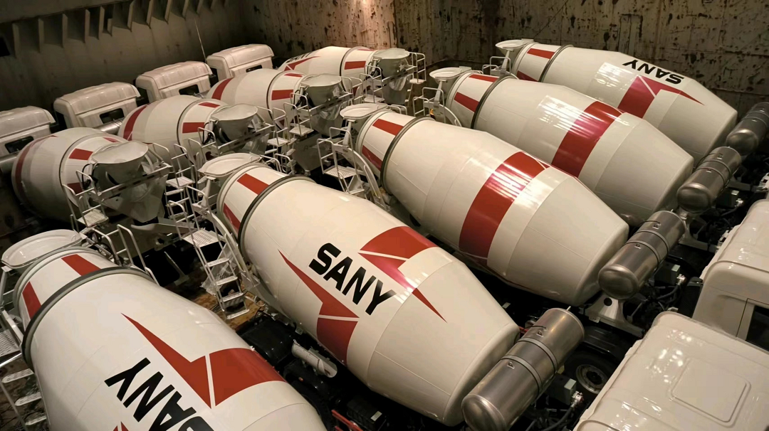 140 units! Sany is fully equipped to go to sea!