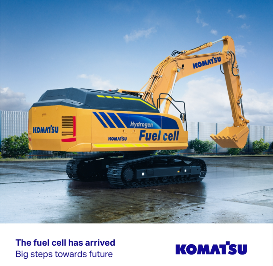 Komatsu: Hydrogen Fuel Cell Has Reached, Steps Toward the Future