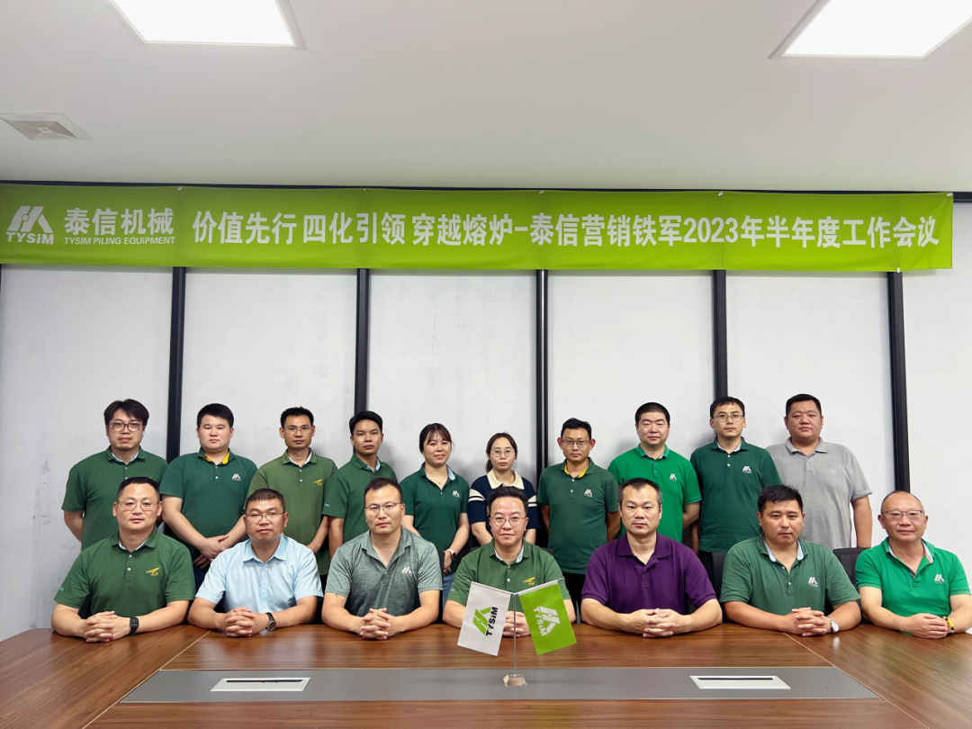 Value First, Four Modernizations Lead Through Melting Furnace, Taixin Machinery Holds Mid-2023 Marketing Work Conference