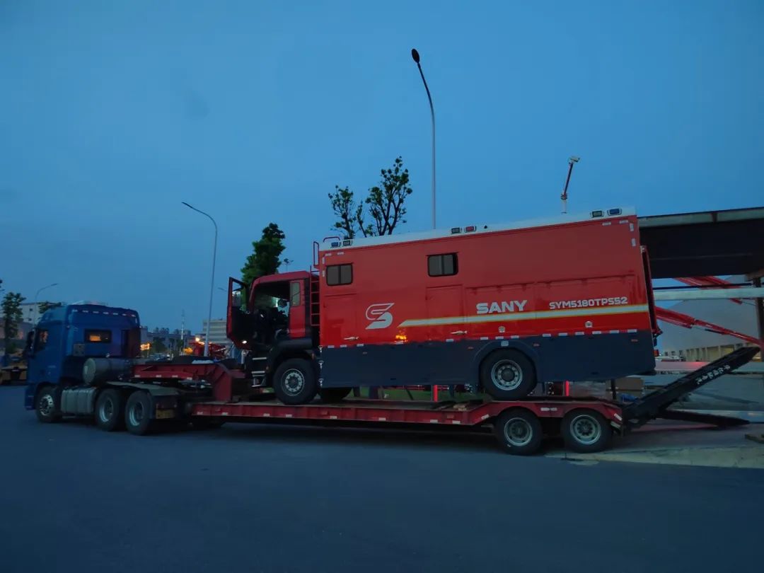 Emergency dispatch! Sany drainage vehicle rushed to Zhuozhou!