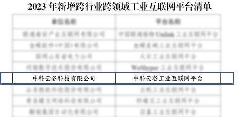 The first echelon! Zoomlion Zhongke Yungu was selected as the national "double-span" platform