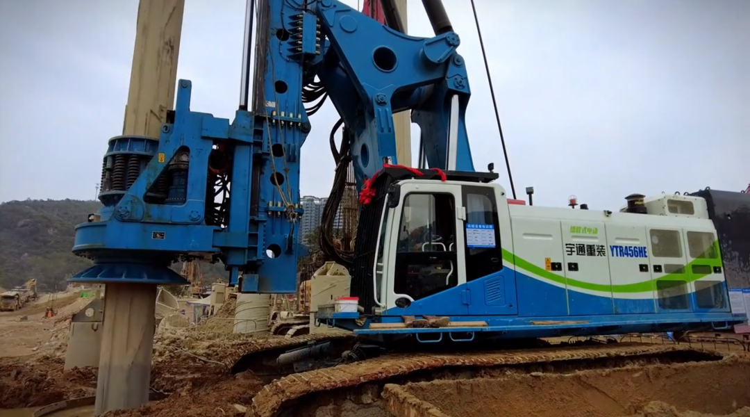 Six months and 2800 hours! Yutong Electric Rotary Drilling Rig Helps Shenzhen Metro Project Construction