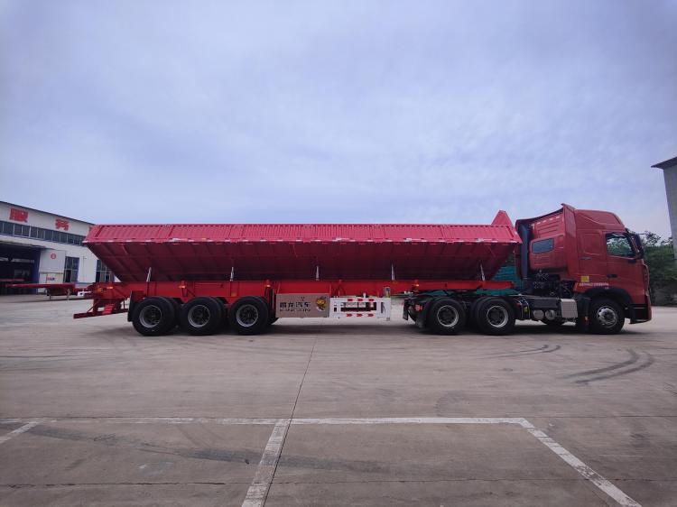 Changlong trailer: continue to explore in the field of dump semi-trailer, only to better meet the needs of card friends