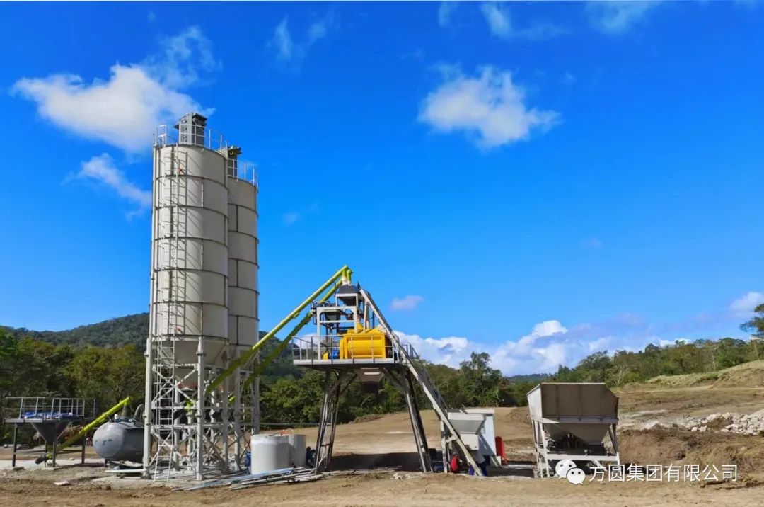 [Going Overseas] Fangyuan HZS50 Mixing Plant Participates in the Construction of East Timor Irrigation Project