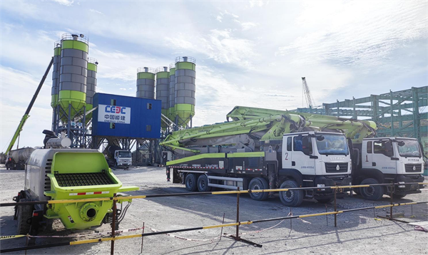 Aurora Green Shines Overseas, Zoomlion Mixing Station Helps Build the First Ten Million Tons Steel Plant in the Philippines