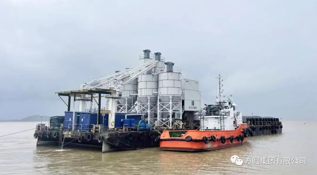 [Product Elegance] Fangyuan Marine Shipborne Mixing Station in Service of Luba Sea-Crossing Bridge