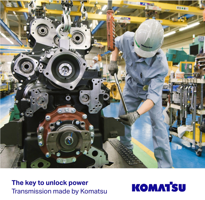 Transmission made by Komatsu