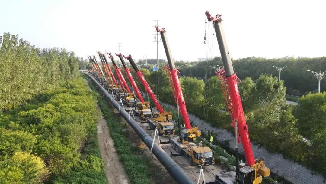 Sany Heavy Industry Co., Ltd.: 40 cranes stand in rows. How do you do this job?