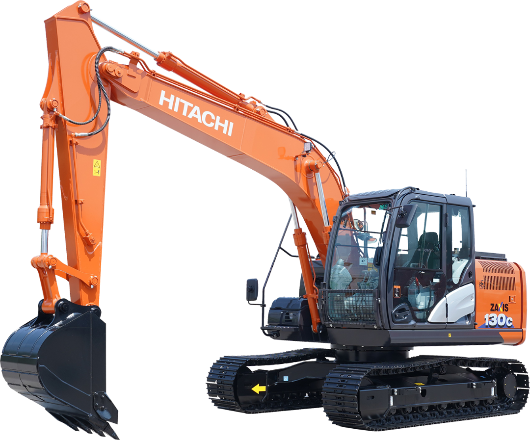 Hitachi Construction Machinery: Ding Dong! ZX130C-6A is delivered to you in the air