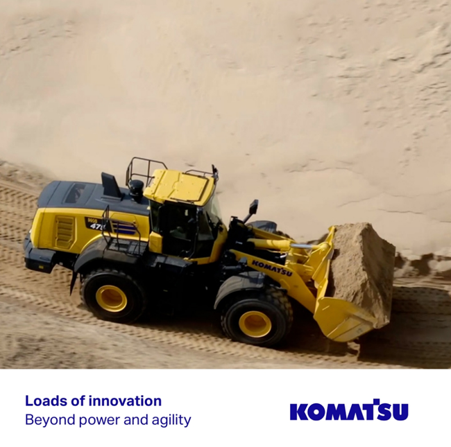 Komatsu: Beyond Power and Agility-WA475-10 Large Wheel Loader