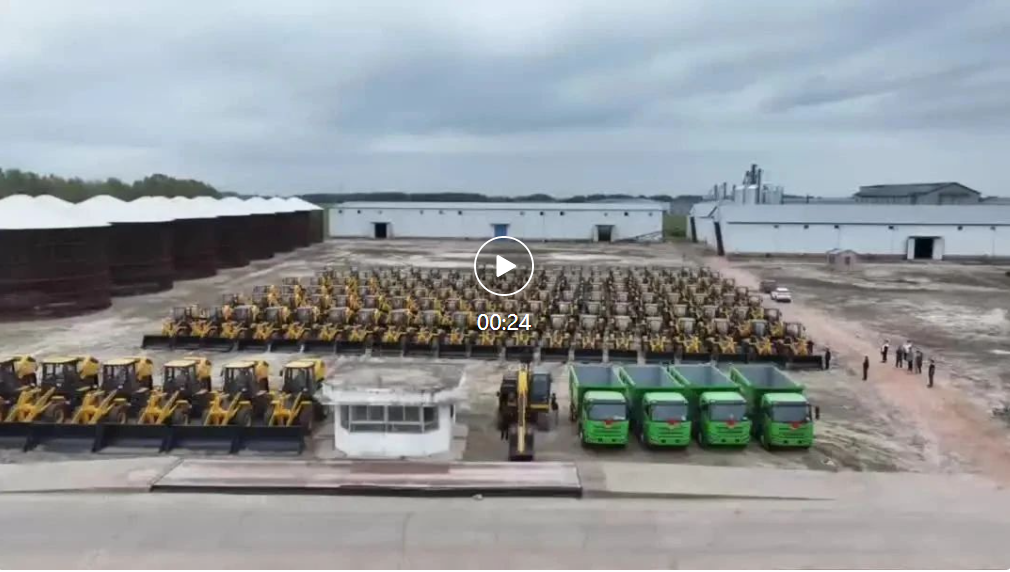 140 sets of Liugong equipment were delivered in batches, enabling new agricultural construction to help rural revitalization