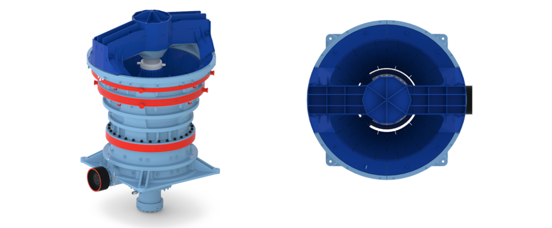 Shaorui Heavy Industry SPG5065 gyratory crusher, the ideal choice for hard rock crushing!