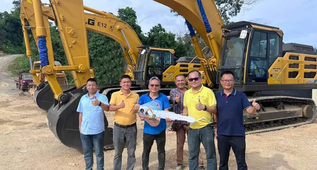 Lingong Fully Electronically Controlled Excavator "Digging Gold" in Malaysia