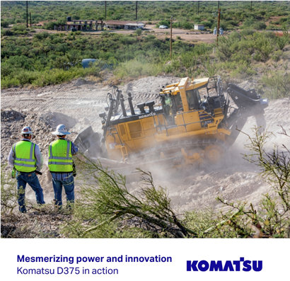 Komatsu D375 Track-type Bulldozer