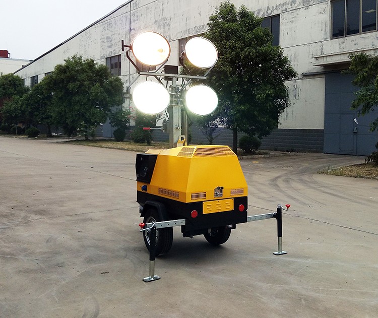 XCMG Official 7m China New Mobile Diesel Generator Explosion Proof LED Work Light Tower for Sale