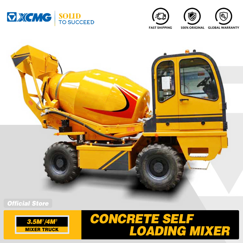 XCMG Official 4m3 Self Loading Mobile Concrete Mix